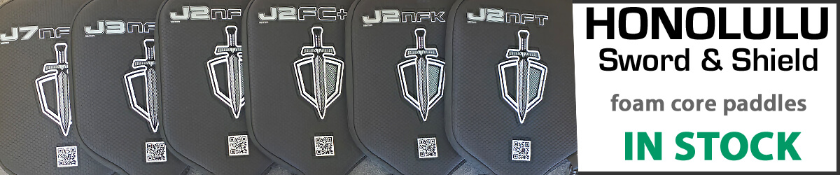 Honolulu All Foam Core Pickleball Paddles in UK stock now. Get yours from MyPickleball.Shop
